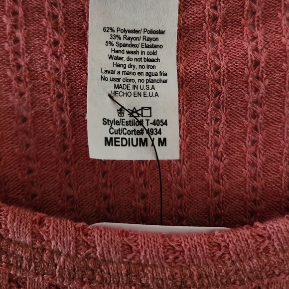 Solid Knit Top • 7th Ray Brand - Picture 4 of 4